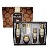 3W CLINIC Gold & Snail Intensive Care SET of 4 (Toner+Emulsion+Cream+Serum)