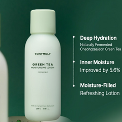 TONYMOLY Green Tea Moisturizing Skincare Line (TONER, LOTION, SERUM, CREAM, MIST) (16 Options)