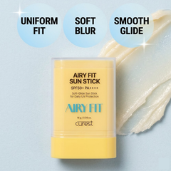 CUREST Airy Fit Sun Stick SPF50+ PA++++ 16g - DAISO (3 Options)