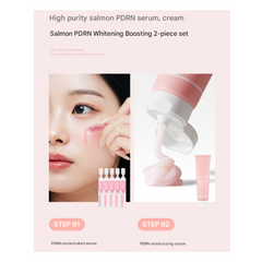 Medicube PDRN Whitening & Hydration Duo Set (PDRN Pink One Day Serum 1.5ml x 10ea / PDRN Pink Hyaluronic Moisture Cream 50ml ) (3 Options)