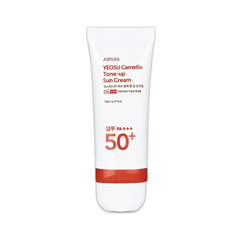 ASPASIA Yeosu Camellia Tone-Up Sun Cream SPF50+ PA+++ 70ml (3 Options)