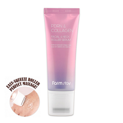 farm stay pdrn & collagen facial & neck roller serum 100ml (3 options)