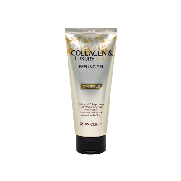 3W CLINIC Collagen & Luxury Gold Peeling Gel 180ml (3 Options)