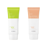 SCINIC Enjoy Daily Safety Physical Sun Cream / Base Skip Powdery Tone-Up Sun Cream SPF50+ PA++++ 60g (7 Options)