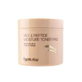 FarmStay Rice & Peptide Moisture Toner Pad (140ml 4.73 fl.oz., 70 pads) (3 Options) - Ieumhub
