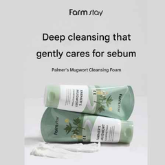 FarmStay Farmer’s Mugwort Cleansing Foam (180ml 6.08 fl.oz.) - Ieumhub