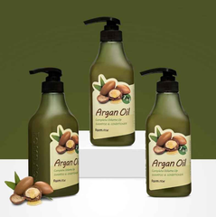 FARM STAY Argan Oil Complete Volume Up Shampoo & Conditioner 530ml - Ieumhub