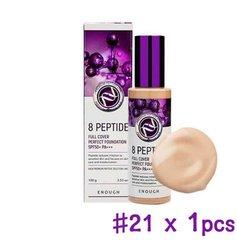 Enough Premium 8 Peptide Full Cover Perfect Foundation 100g - Ieumhub