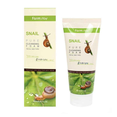 FARM STAY Snail Pure Cleansing Foam 180ml (3 Options)
