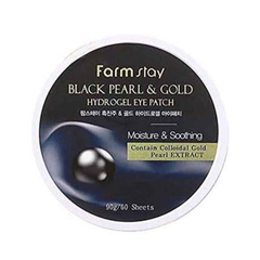 FARM STAY Black Pearl Gold Hydrogel Eye Patch 90g (3 Options)
