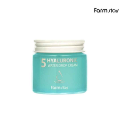 FARM STAY Hyaluronic 5 Water Drop Cream 80ml (3 Options)
