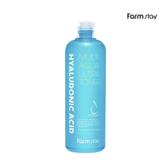 FARM STAY Hyaluronic Acid Multi Aqua Ultra Toner 500ml (3 Options)