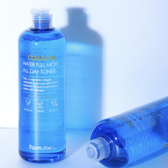 FARM STAY Collagen Waterful Moist All Day Toner 500ml (3 Options)