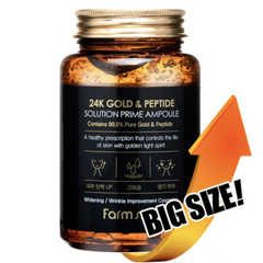 FARM STAY 24K Gold & Peptide Solution Prime Ampoule 250ml (3 Options)