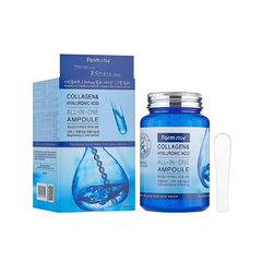 FARM STAY Collagen & Hyaluronic Acid All In One Ampoule 250ml (3 Options)