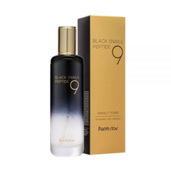 FARM STAY Black Snail & Peptide 9 Perfect Toner 120ml (3 Options)