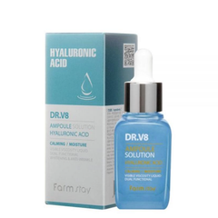 FARM STAY Dr. V8 Ampoule Solution Hyaluronic Acid 30ml (3 Options)