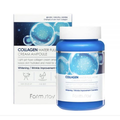 FARM STAY Collagen Water Full Moist Cream Ampoule 250ml (3 Options)