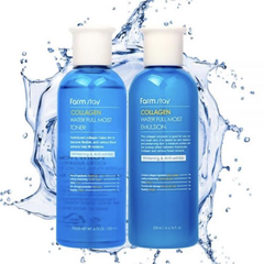 FARM STAY Collagen Water Full Moist Skin Care SET (Toner 200ml + Emulsion 200ml) (2 Options)