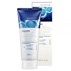 FARM STAY Collagen Water Full Moist Deep Cleansing Foam 180ml (3 Options)