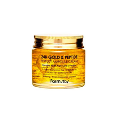 FARM STAY 24K Gold & Peptide Perfect Ampoule Cream 80ml (3 Options)