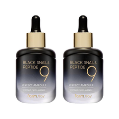 FARM STAY Black Snail & Peptide 9 Perfect Ampoule 35ml (3 Options)