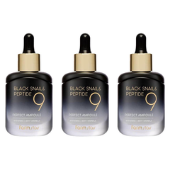 FARM STAY Black Snail & Peptide 9 Perfect Ampoule 35ml (3 Options)