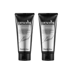 FARM STAY Black Snail Deep Cleansing Foam 180ml (3 Options)