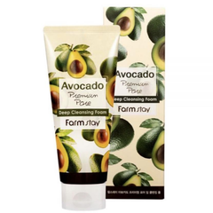 FARM STAY Avocado Premium Pore Deep Cleansing Foam 180ml (3 Options)
