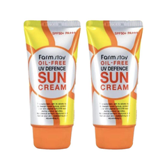 FARM STAY Oil Free UV Defense Sun Cream SPF 50+ PA +++ 70ml (3 Options)