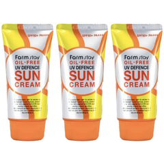 FARM STAY Oil Free UV Defense Sun Cream SPF 50+ PA +++ 70ml (3 Options)