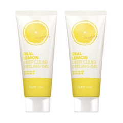 FARM STAY Real Lemon Deep Clear Peeling Gel 100ml (3 Options)