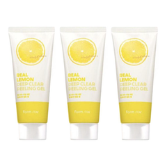 FARM STAY Real Lemon Deep Clear Peeling Gel 100ml (3 Options)