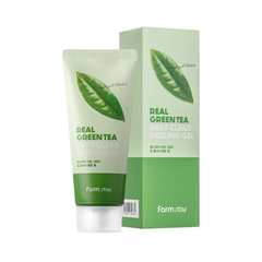 FARM STAY Real Green Tea Deep Clear Peeling Gel 100ml (3 Options)