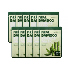 FARM STAY Real Bamboo Essence Mask 23ml (3 Options)