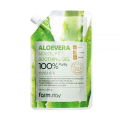 FARM STAY Moisture Soothing Gel Aloe Vera (Pouch Type) 100ml (3 Options)