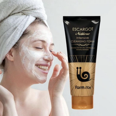 FARM STAY Escargot Noblesse Intensive Cleansing Foam 180ml (3 Options)