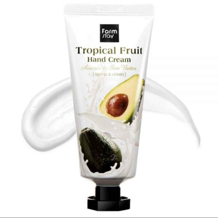FARM STAY Tropical Fruit Hand Cream Moist Full Avocado & Shea Butter 50ml (3 Options)