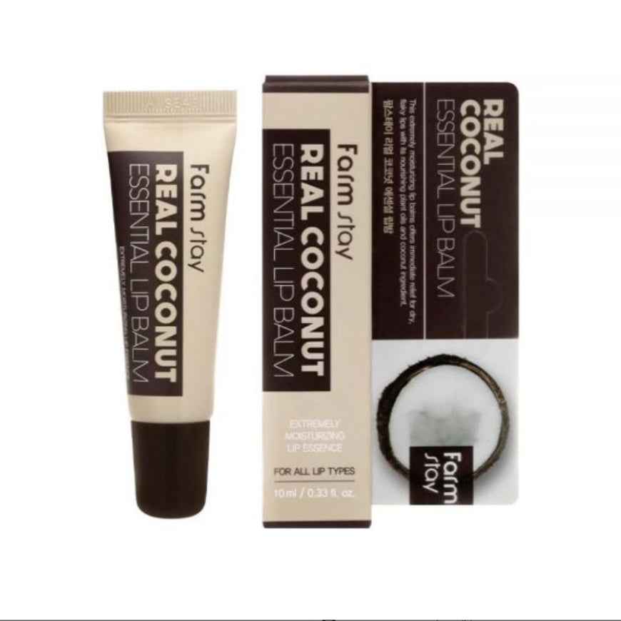FARM STAY Real Coconut Essential Lip Balm 10ml (3 Options)