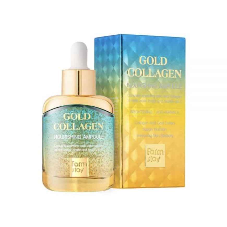 FARM STAY Gold Collagen Nourishing Ampoule 35ml (3 Options)