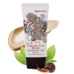 FARM STAY Formula All In One Snail Sun BB Cream SPF50+ PA+++ 50g (3 Options)