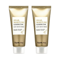 FARM STAY Snail Moisture Cleansing Foam 100ml (3 Options)