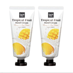 FARM STAY Tropical Fruit Hand Cream Moist Full Mango & Shea Butter 50ml (3 Options)