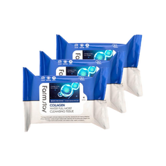 FARM STAY Collagen Water Full Moist Cleansing Tissue 30 Sheets (3 Options)