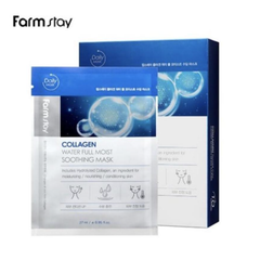 FARM STAY Collagen Water Full Moist Soothing Mask 27ml  10Sheets (3 Options)