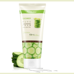 FARM STAY Cucumber Pure Cleansing Foam 180ml (3 Options)