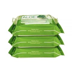 FARM STAY Aloe Moisture Soothing Cleansing Tissue (3 Options)