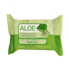 FARM STAY Aloe Moisture Soothing Cleansing Tissue (3 Options)