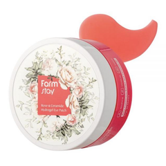 FARM STAY Rose & Ceramide Hydrogel Eye Patch 90g (3 Options)
