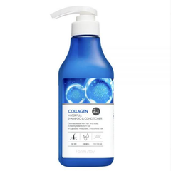 FARM STAY Collagen Water Full Shampoo & Conditioner 530ml (3 Options)